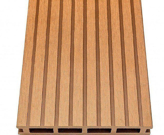 wood plastic composite deck plank