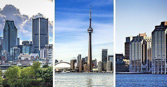 Montreal, Toronto and Halifax