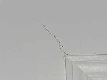 cracks on the walls