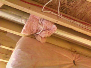 exposed insulation - is this hazardous?