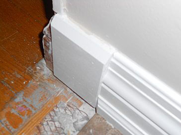 i would like my entire baseboard to flow and be the same.  can someone tell me why my contractor refuses to do this? 