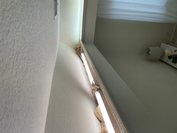 Exposed insulation in Master Bedroom Is this a concern? 