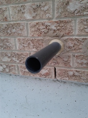 Pipe from the basement that leads to no where
