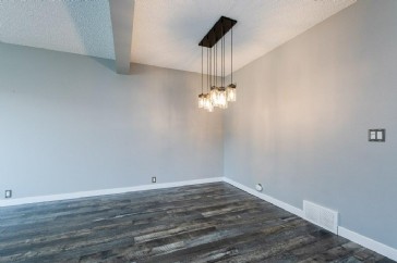 What color to refinish wood table in this space?