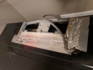 How to connect a kitchen duct to microwave?