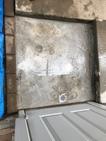 Connecting storm drain (outside of basement door) to weeping tile system 