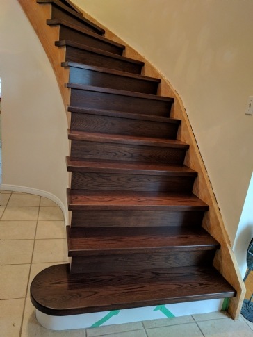 Oak stair treads