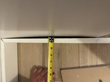 Baseboards on uneven wall