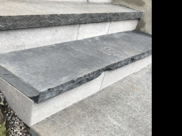 How would you fix this stone step?
