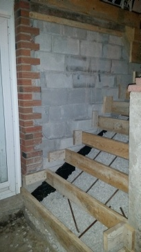 New foundation wall moisture inside