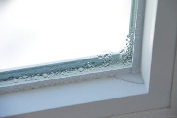 Are new windows defective if they have condensation?