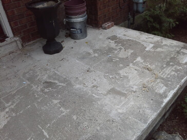 How to remove thinset front concrete?
