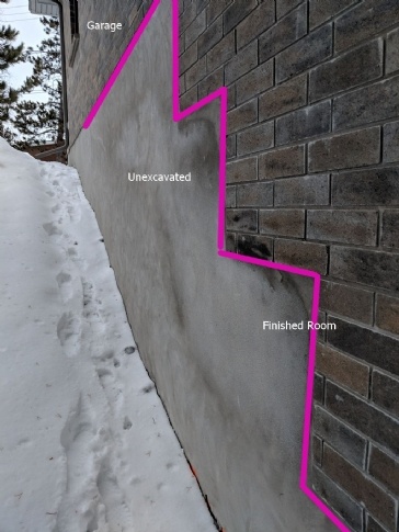 Saturation & Frost Outside Above Grade Foundation