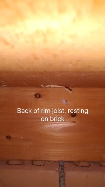 Insulating rim joist area with gap