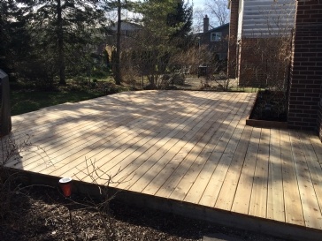 Is it possible to rejuvenate an old deck that has not been treated as we are renting property? 