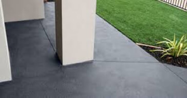 Why exterior concrete foundation has no colour?