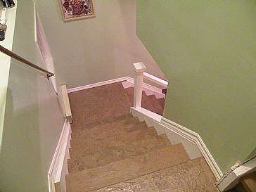 Basement Stairs and "balusters" 