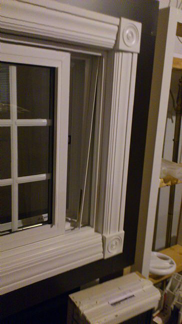 Window reno with vinyl siding