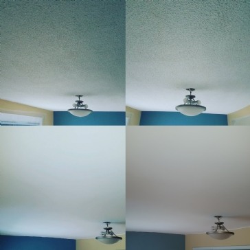 Popcorn ceilings