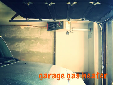Cost for gas heater in garage