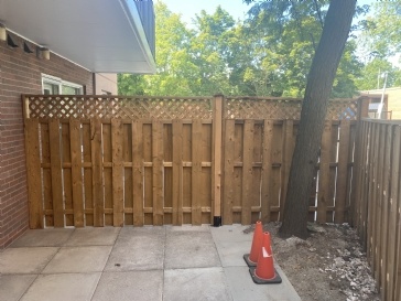 Price estimate for wood fence