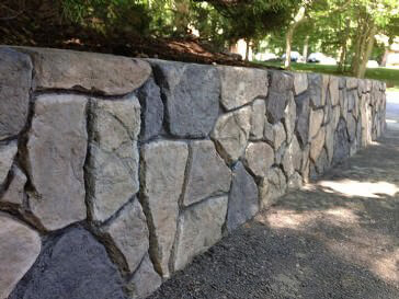 What's the cost for 8' H x 30' L retention wall?