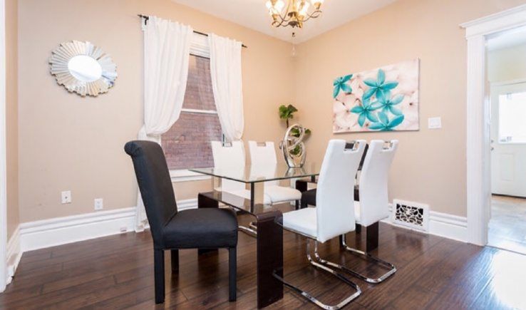 Dining room, home staging