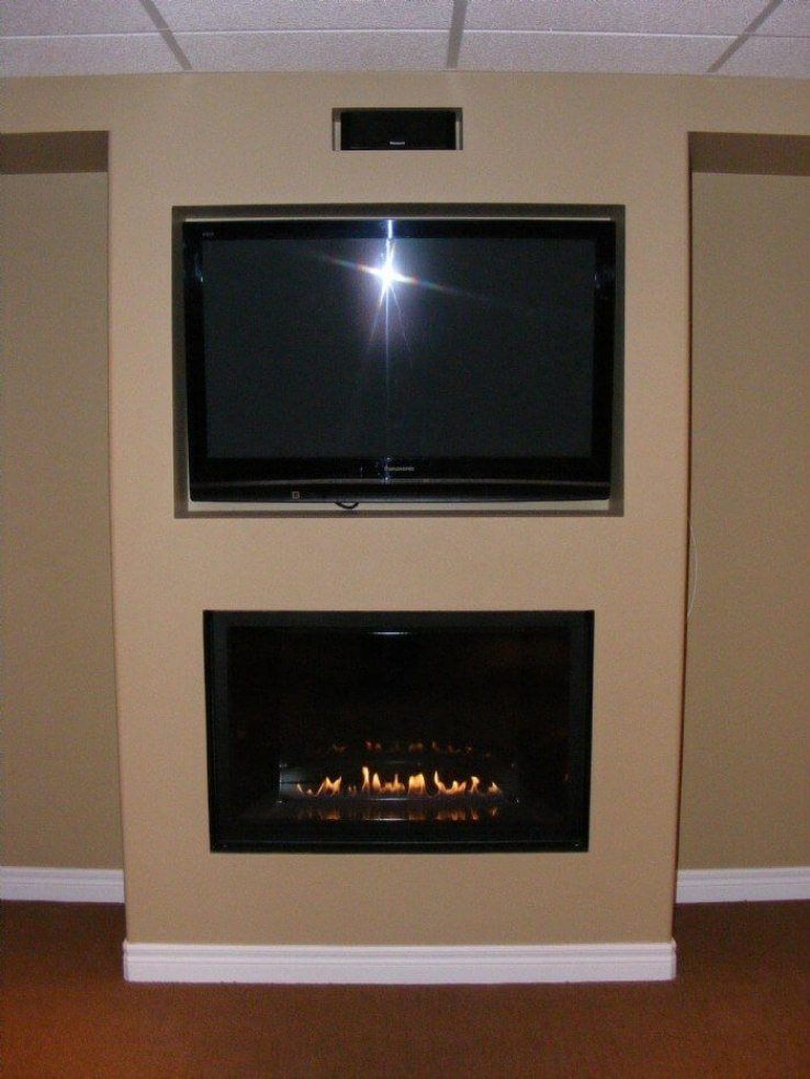 Fireplace and tv mounting