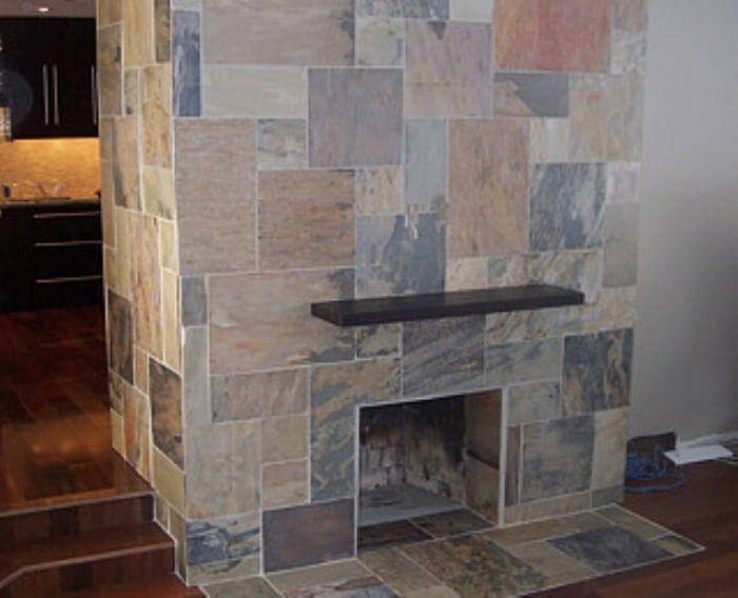 TIled Fireplace
