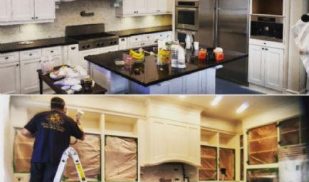 Royal Home Painters - House Painting - Kitchen Cabinets Painting