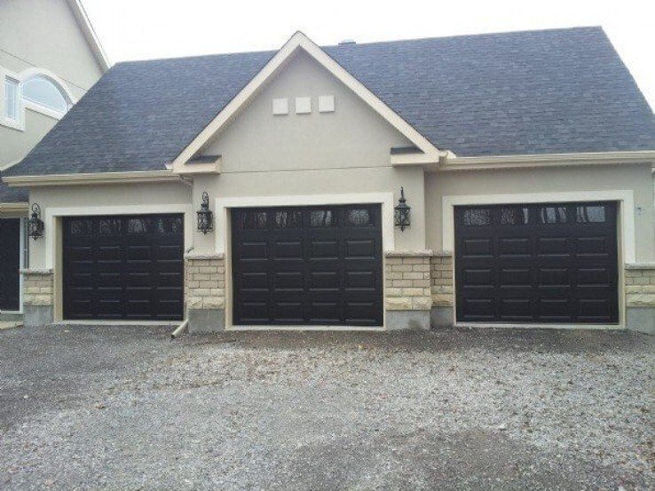 Triple garage