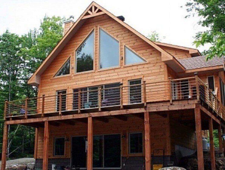 Paragon Hybrid Home package c/w Timber and Log siding