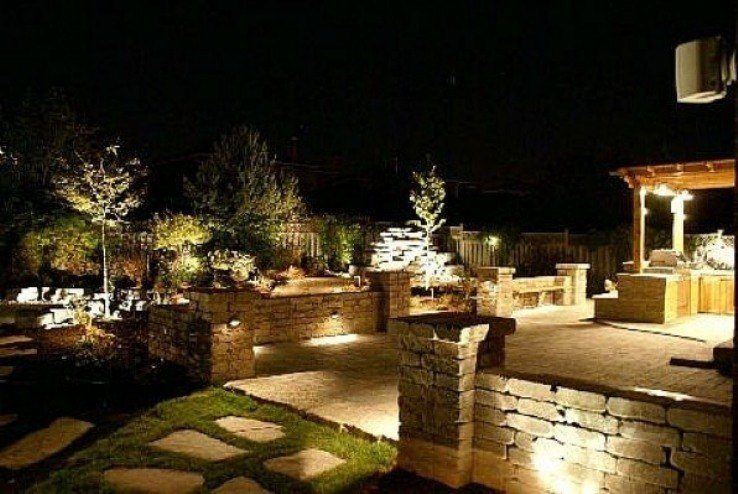 Landscape construction and lighting