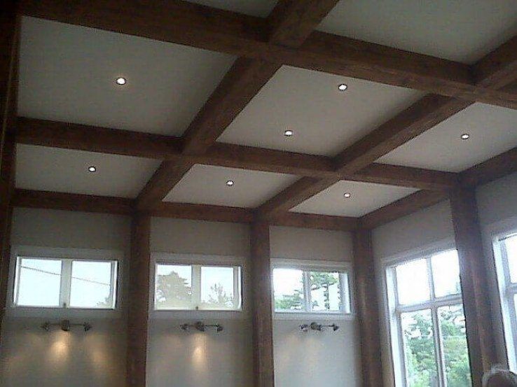 Douglas fir timber ceiling