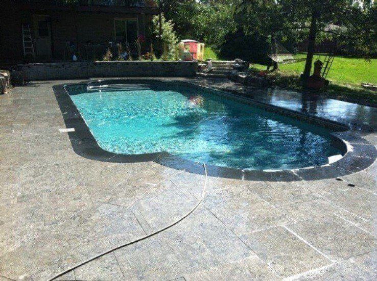 Swimming pool and deck