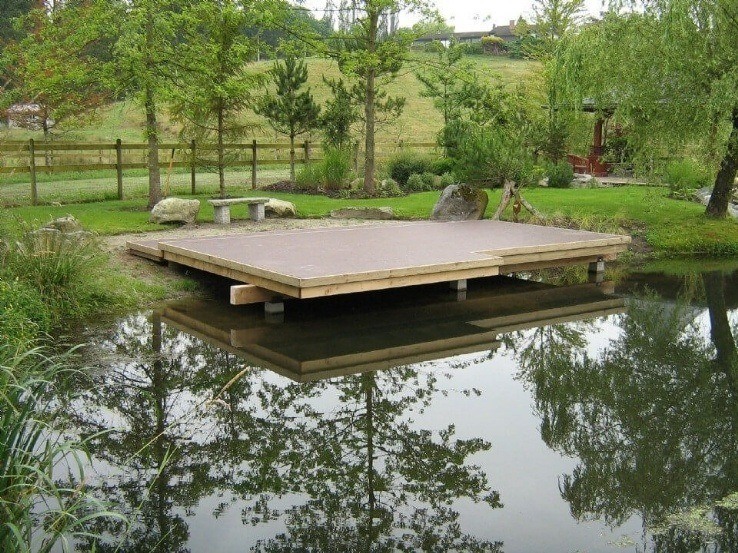 Custom Pond Deck / Composite Decking