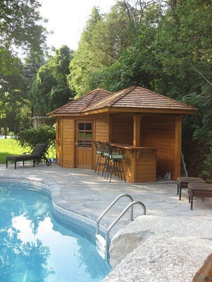 Pool house