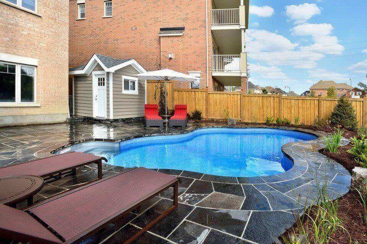 Deck and pool